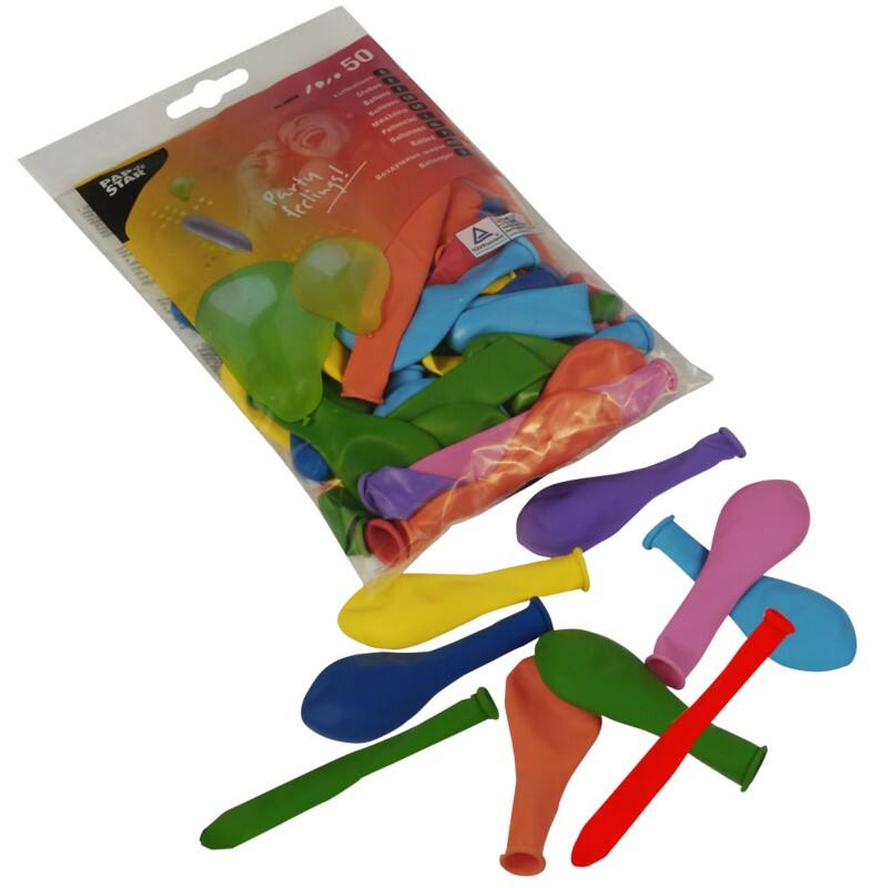 Papstar Ballon Kleurenassortiment 50 Stuks