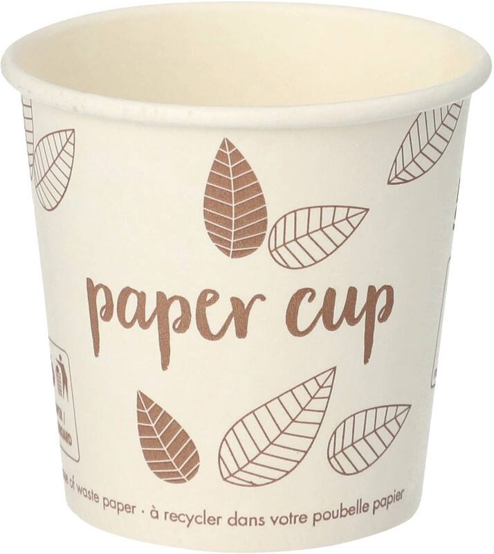 PAPSTAR Pure Wegwerpbekers Karton 100 ml 60 mm 80 Stuks