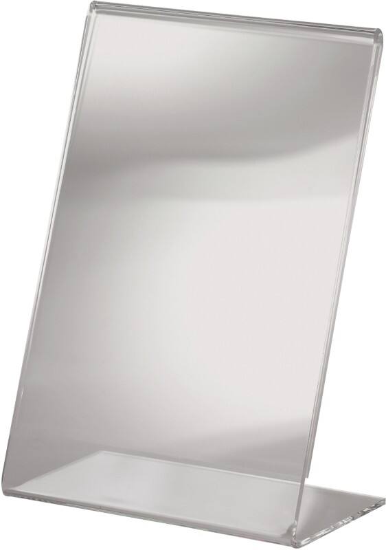 Sigel Bordhouder A6 L-vorm 10,6 (B) x 5,3 (D) x 15,5 (H) cm Transparant