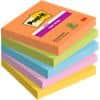Post-it Super Sticky Notes 76 x 76 mm Kleurenassortiment 90 Vellen Pak van 5