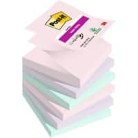 Z-Notes Post-it Soulful 76 x 76 Assortiment 90 feuilles Paquet de 6