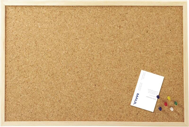 Maul Kurk Prikbord Niet magnetisch Wandmontage 40 (B) x 1,4 (D) x 30 (H) cm Bruin