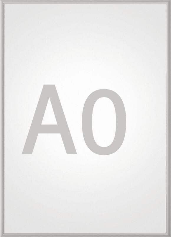 Cadre d’affichage Maul MAULstandard A0 Aluminium Argenté