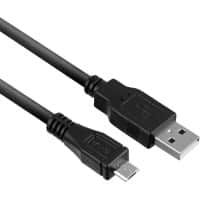 Câble USB ACT Charging and Sync AC3000 USB-A mâle micro USB B mâle 1 m Noir