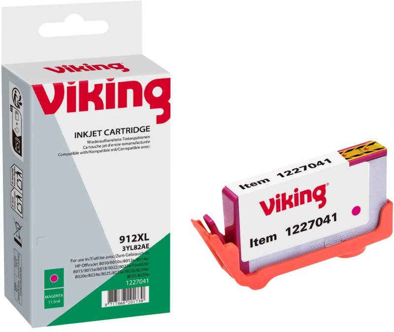 Viking 912XL compatibele HP inktcartridge 3YL82AE magenta