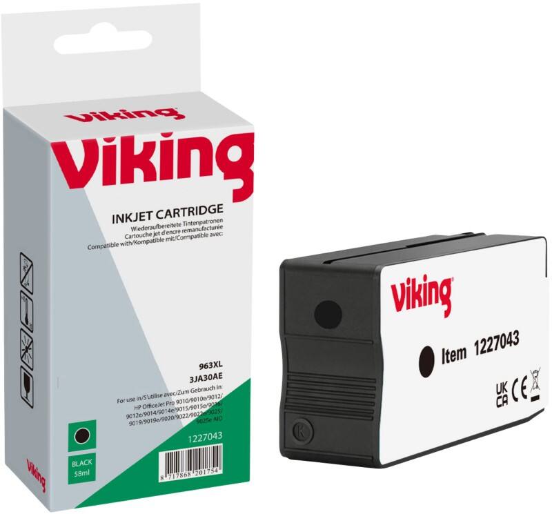 Viking 963XL compatibele HP inktcartridge HP3JA30AE zwart