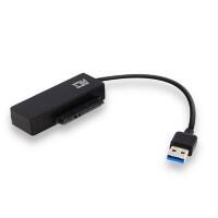 Câble adaptateur ACT USB 3.2 Gen1 (USB 3.0) vers SATA 2,5/3,5 pouces pour SSD/disque dur