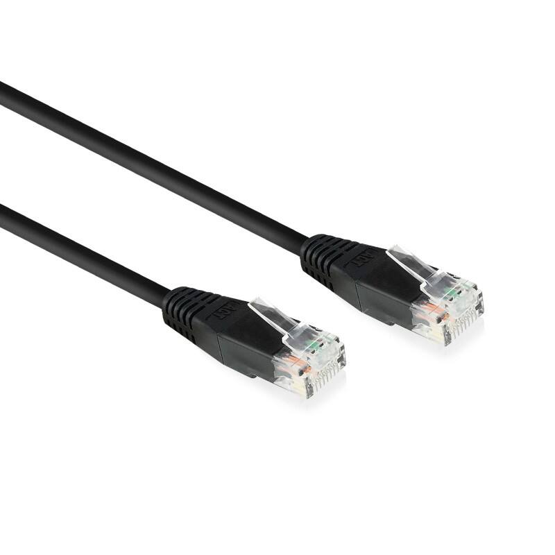 ACT Zwart 5 m U/UTP CAT6-patchkabel met RJ45-connectoren