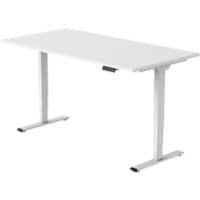 Bureau assis-debout euroseats Blanc 1 400 x 800 x 625 - 1 275 mm