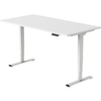 euroseats Zit-sta-bureau Wit 1.600 x 800 x 625 - 1.275 mm