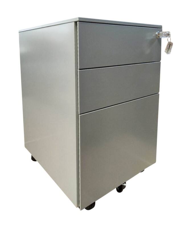 Caisson de bureau euroseats 1 Tiroir 390 (L) x 500 (P) x 600 (H) mm Métal