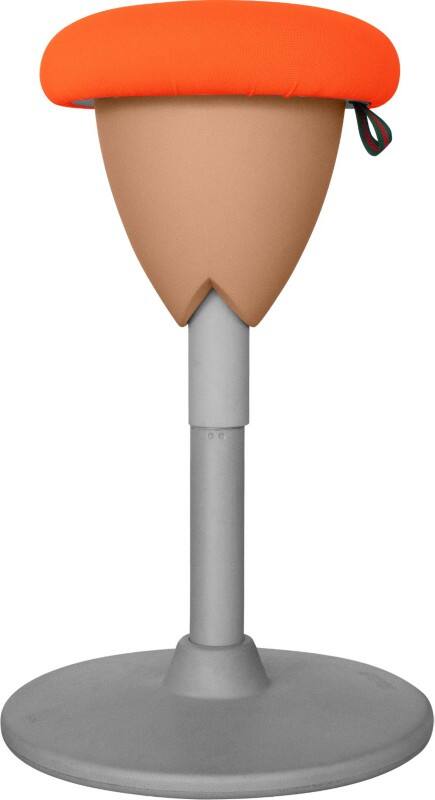 Tabouret assis-debout euroseats Pisa Orange 320 x 405 mm