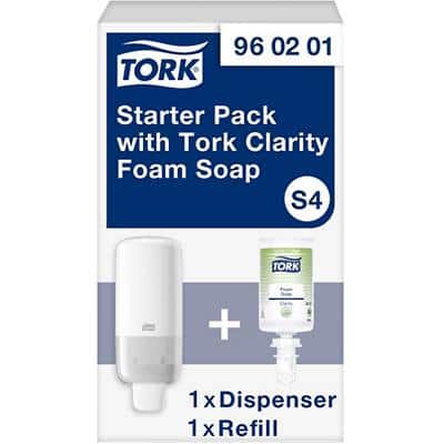 Tork Clarity S4 Starterspakket handzeepdispensermet schuimzeep