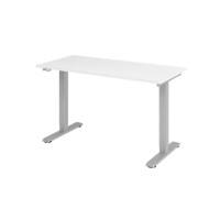 Hammerbacher VXMST Elektrisch hoogteverstelbaar Zit-sta-bureau Wit T-Voet 1.400 (B) x 672 (D) x 1.200 (H) mm Spaanplaat, Staal