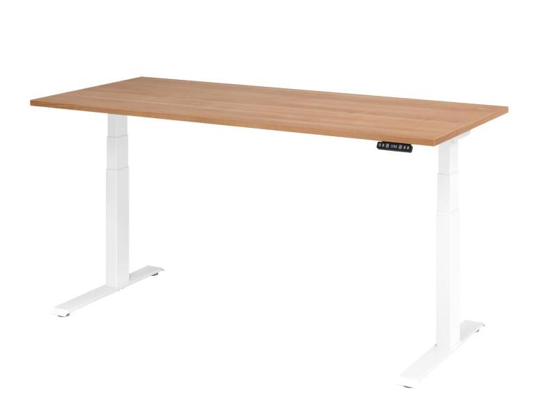 Hammerbacher VXDKB Elektrisch hoogteverstelbaar Zit-sta-bureau Walnoot C-Voet 1.800 (B) x 800 (D) x 1.290 (H) mm Spaanplaat, Staal