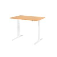 Hammerbacher VXMKA Elektrisch hoogteverstelbaar Zit-sta-bureau Beuken C-Voet 1,200 (B) x 800 (D) x 1,200 (H) mm Spaanplaat, Staal