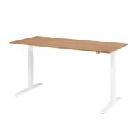 Hammerbacher VXMKA Elektrisch hoogteverstelbaar Zit-sta-bureau Walnoot C-Voet 1,800 (B) x 800 (D) x 1,200 (H) mm Spaanplaat, Staal