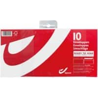 bpost Voorgefrankeerde Enveloppen 116 (B) x 230 (H) mm 10 Stuks