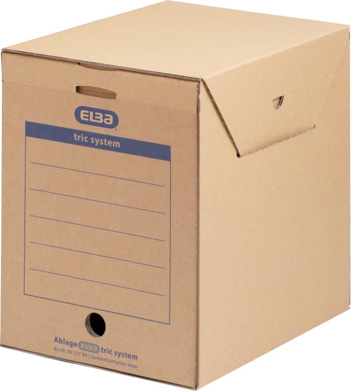 Boîte d'archivage ELBA Carton Tric Brun 23,6 x 30 x 33,3 cm 6 Unités