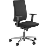 Siège de bureau Nowy Styl Mécanisme synchrone Réglable en hauteur Argenté, noir Navigo UPH Basic 650 x 980 mm