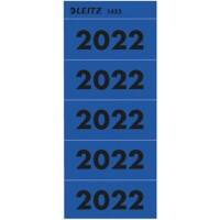 Leitz Jaartal etiketten 2022 Blauw 60 x 25,5 mm Pak van 100
