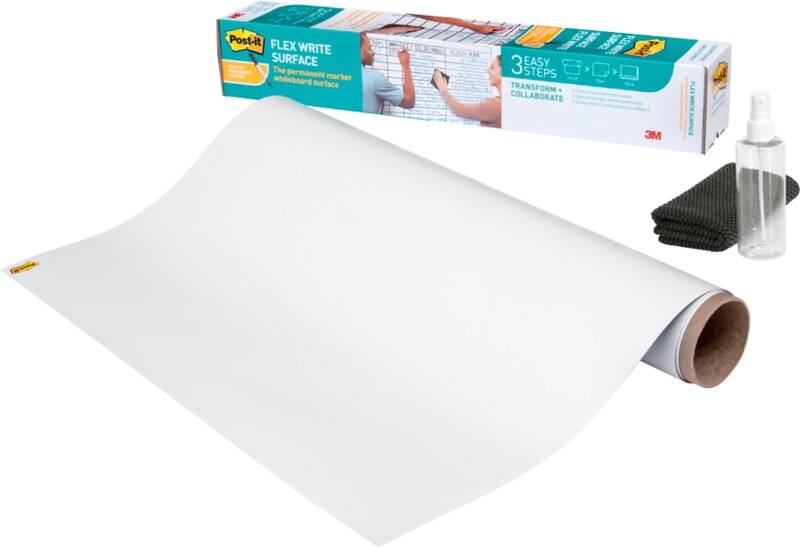 Post-it Flex and Write Whiteboardfolie 242 x 122 cm Wit 7100299521