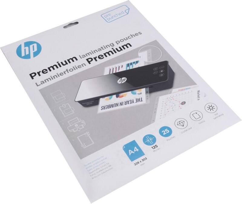 Films de plastification HP A4 125 microns (2 x 125) Transparent