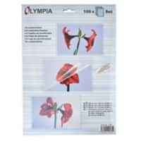 Films de plastification Olympia A4 Brillant 80 microns (2 x 80)