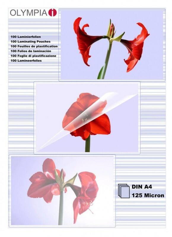 Olympia Lamineerfolies A4 125 micron (2 x 125)