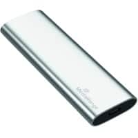 MediaRange 120 GB externe SDD-schijf MR1100 USB 3.2 (Gen 1) zilver