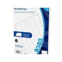 Étiquettes multi-usage MediaRange MRINK149 Blanc 7 cm 50 Feuilles de 24 