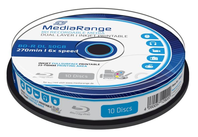 MediaRange BD- R DL MR509