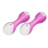 Haltère Peak power 1 kg Rose 2 unités