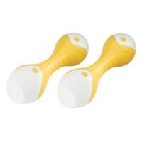 Haltère Peak power 2 kg Jaune 2 unités