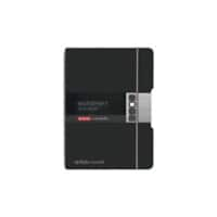 Carnet Herlitz Pointillé Imitation cuir A6 Noir