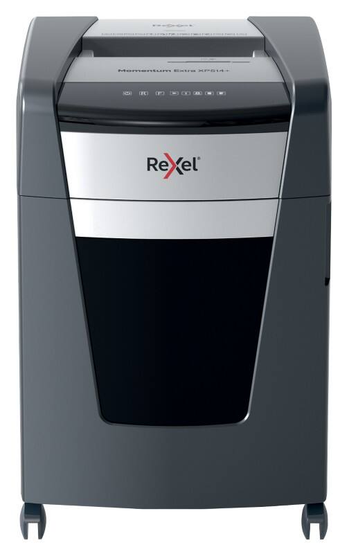 Rexel Momentum Extra XP514+ Papierversnipperaar Microsnippers Anti-vastloop-technologie Veiligheidsniveau P-5 14 Vel