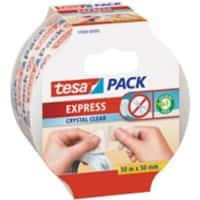 Ruban adhésif d’emballage tesa tesapack&nbsp;Express Transparent 50 mm (l) x 50 m (L) Polypropylène (PP)