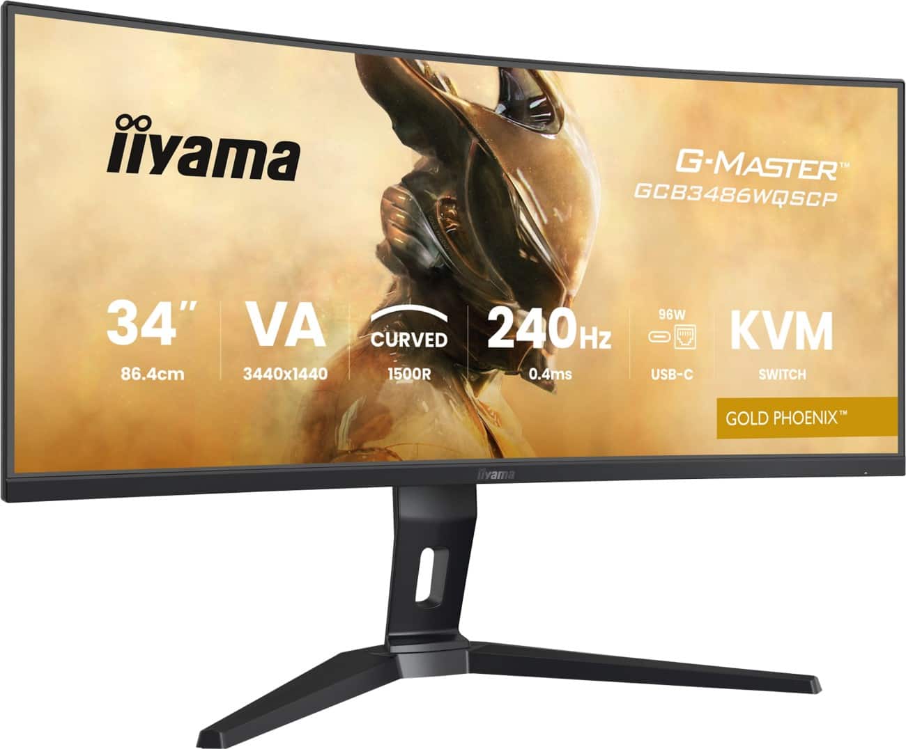 Moniteur iiyama G-MASTER 86,4 cm (34'') GCB3486WQSCP-B1 Noir