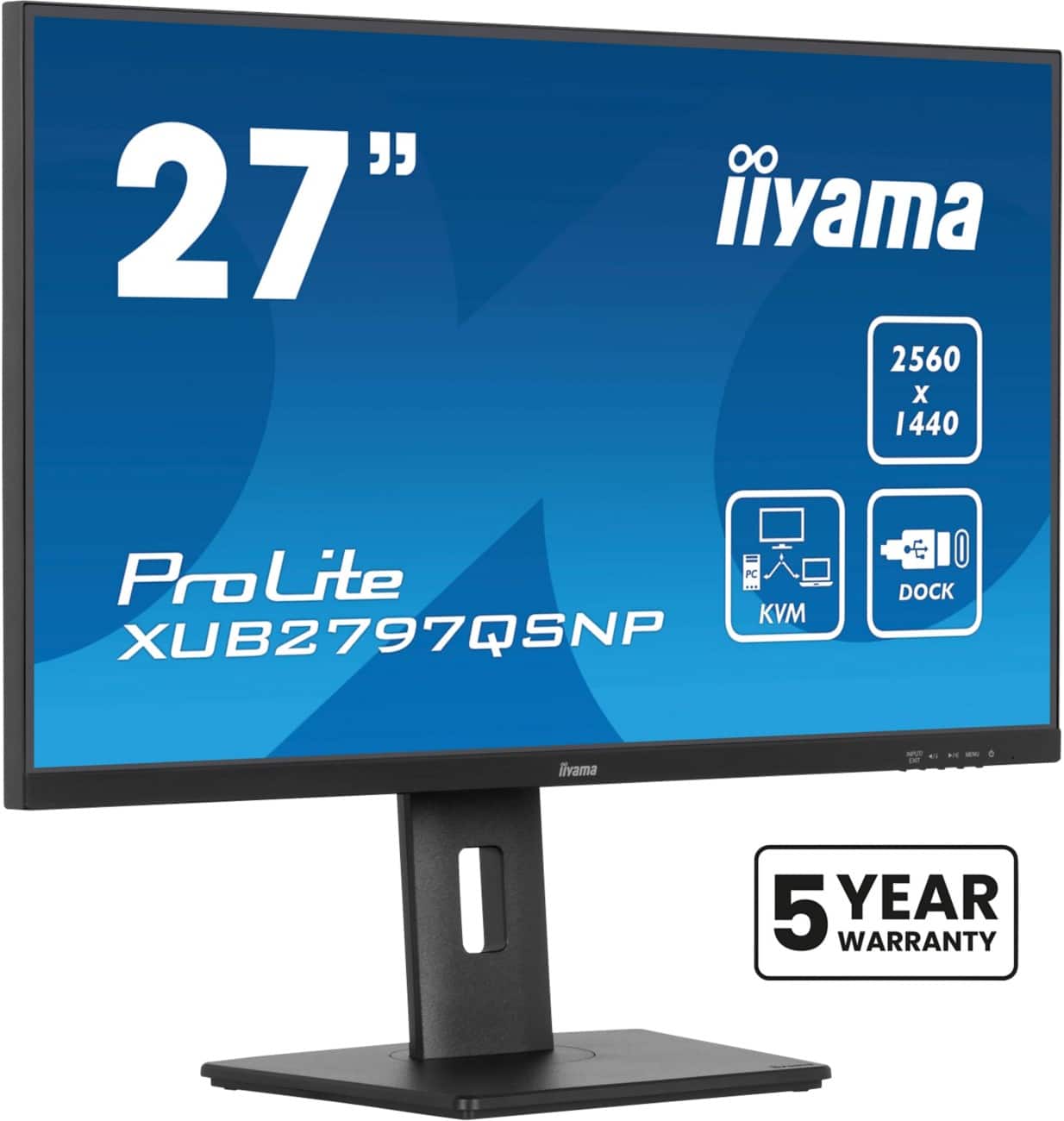 Moniteur iiyama ProLite 68,6 cm (27'') XUB2797QSNP-B1 Noir