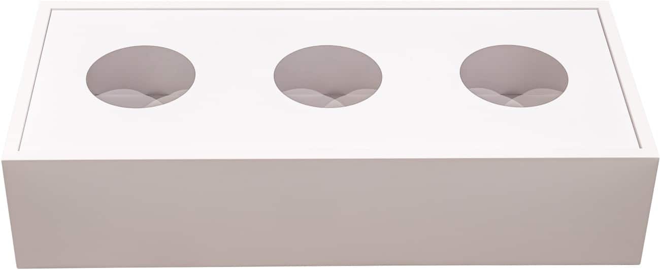 euroseats Plantenbak Metaal 900 x 400 x 200 mm Wit