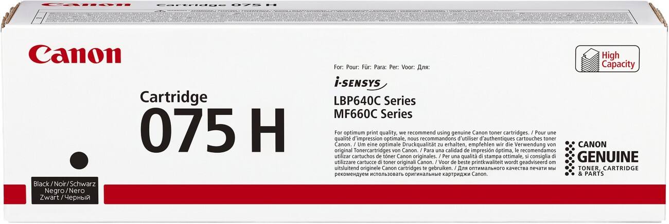 Canon 075H Origineel Tonercartridge Zwart 6369C002