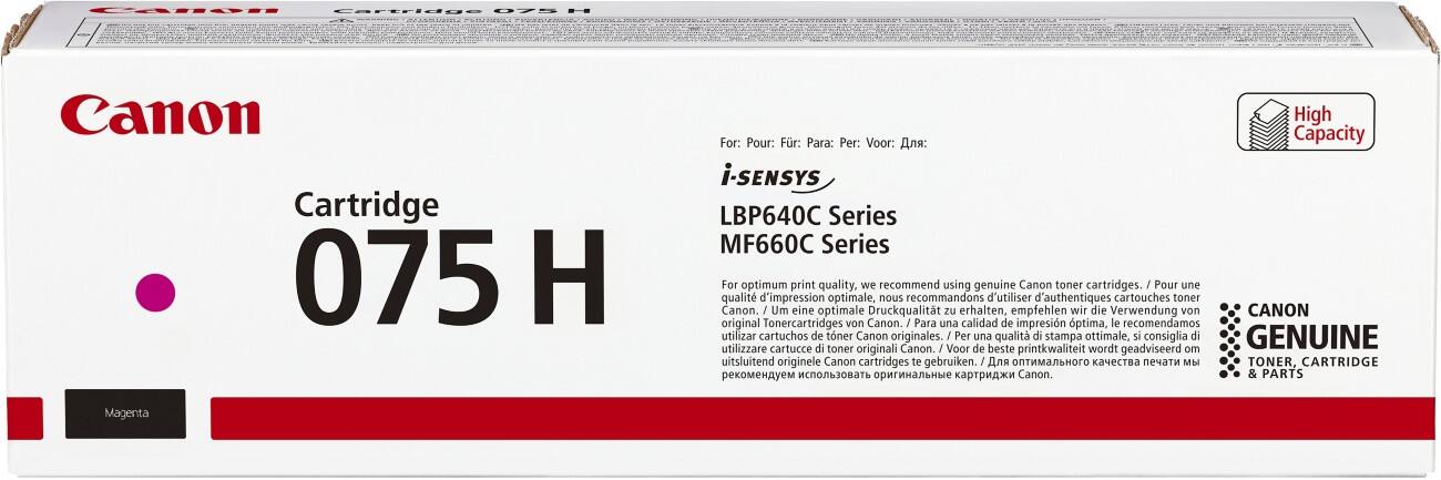 Canon 075H Origineel Tonercartridge Magenta 6367C002
