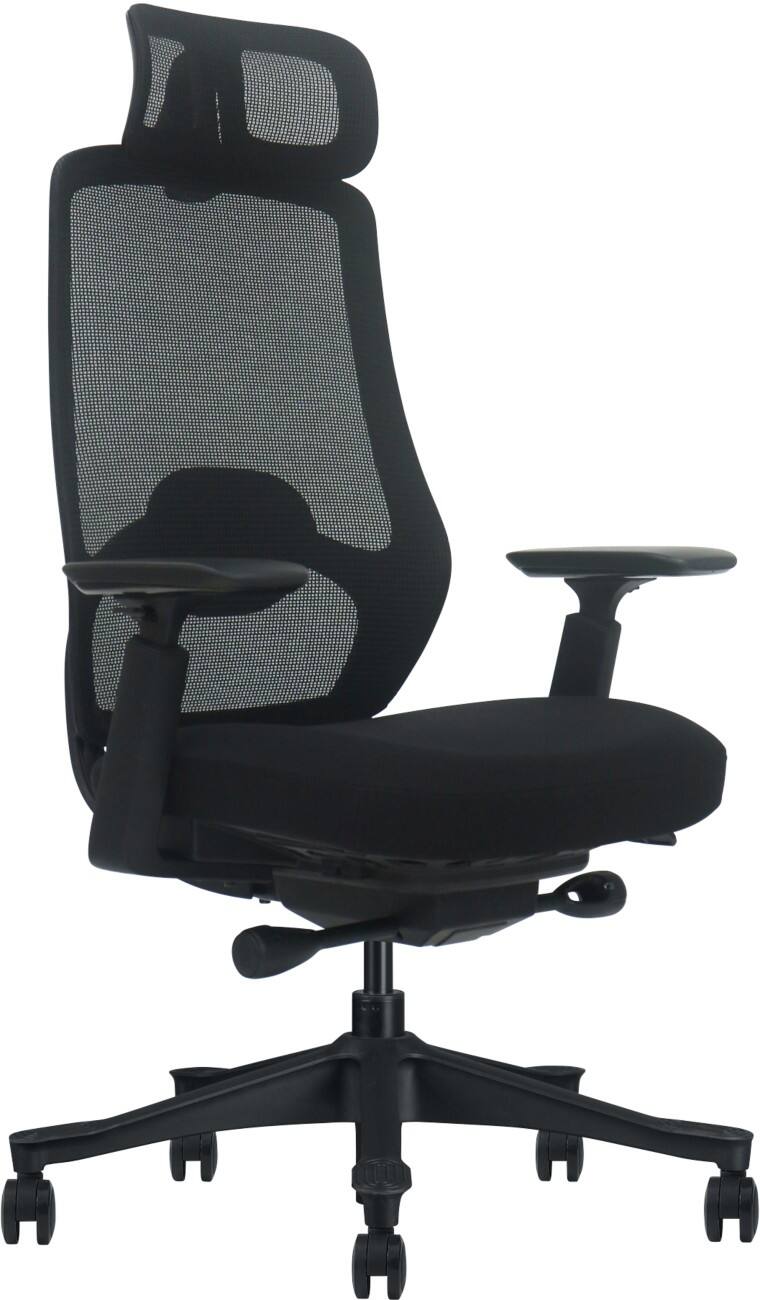 Siège de bureau euroseats Plastique Noir 100 kg 680 x 640 x 1100 mm