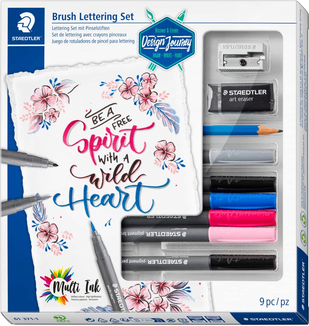 Set de lettering STAEDTLER Design Journey Brosse