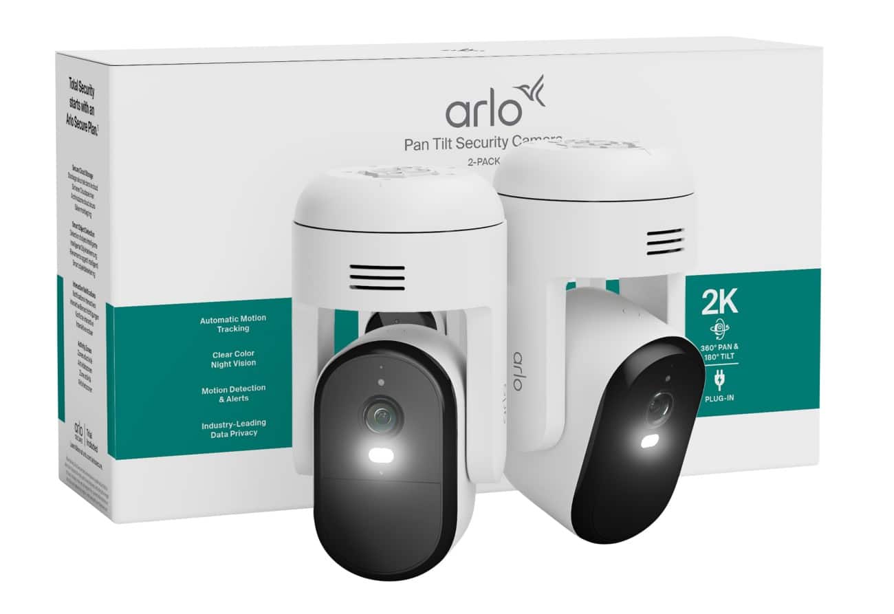 Arlo Essential 3 2K Pan-tilt-zoom-beveiligingscamera Uitsluitend voor de EU