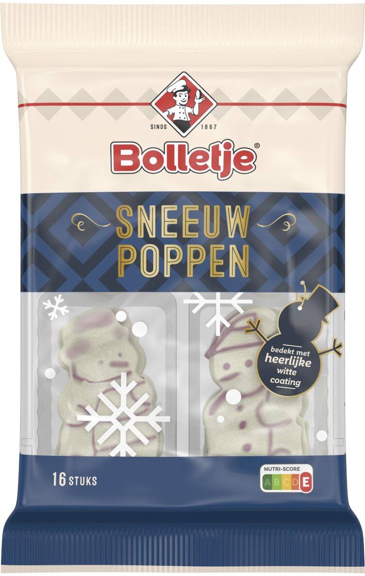 Chocolat Bolletje Bonhommes de neige 200 g