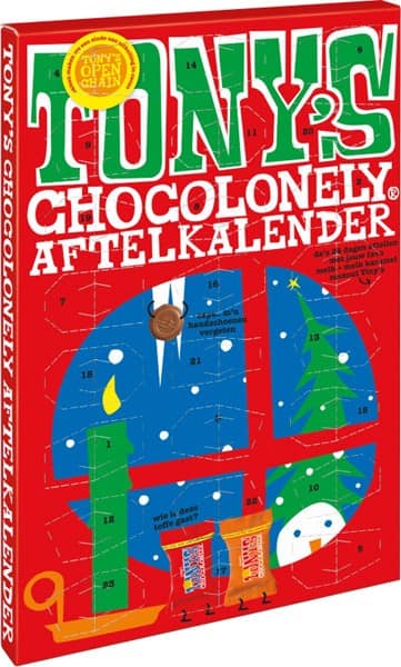 Chocolat Tony's Chocolonely Calendrier de l’Avent 216 g