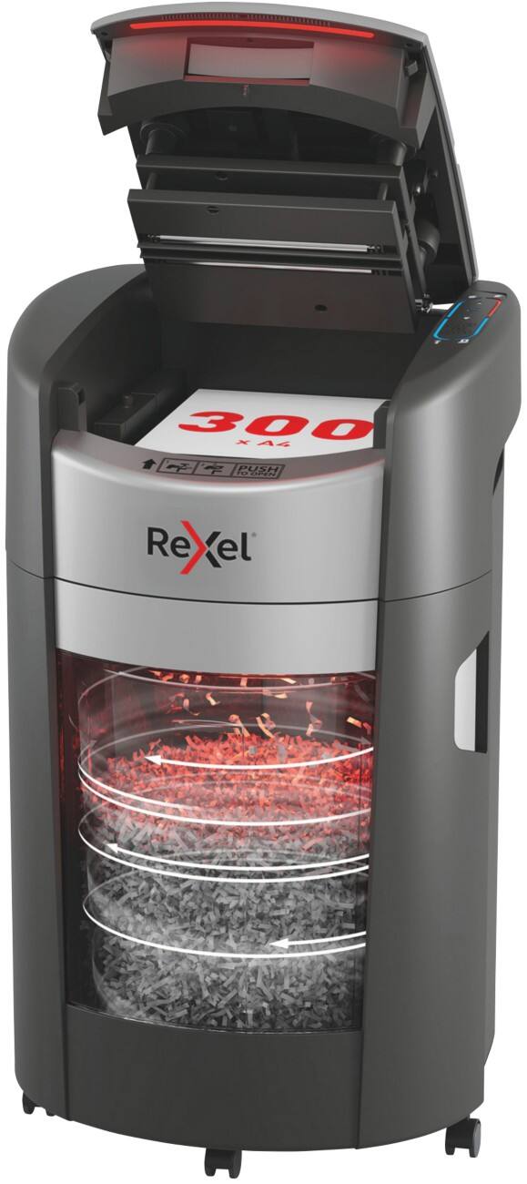 Rexel ShredMax Autofeed+ Papierversnipperaar 330 Vellen Micro snippers Veiligheidsniveau P-5 25 L