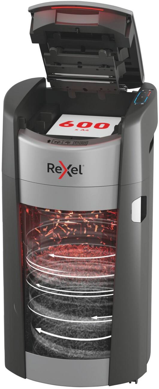 Rexel ShredMax Autofeed+ Papierversnipperaar 660 Vellen Micro snippers Veiligheidsniveau P-5 50 L
