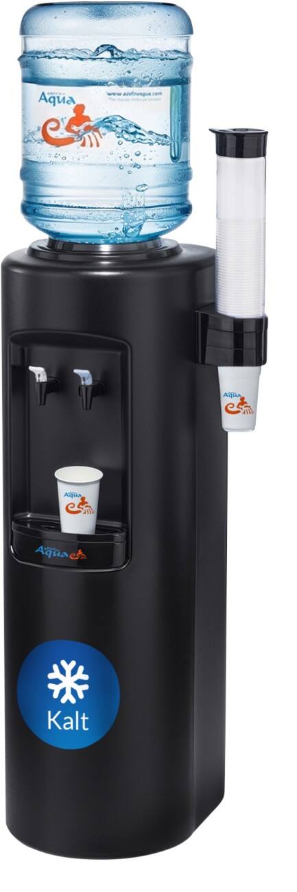 Mister Aqua Waterdispenser Atlantic Zwart Koud en Kamertemperatuur
